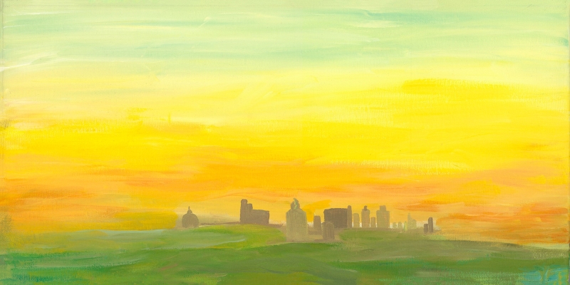 Morning Haze by artist Yazz Fawaz